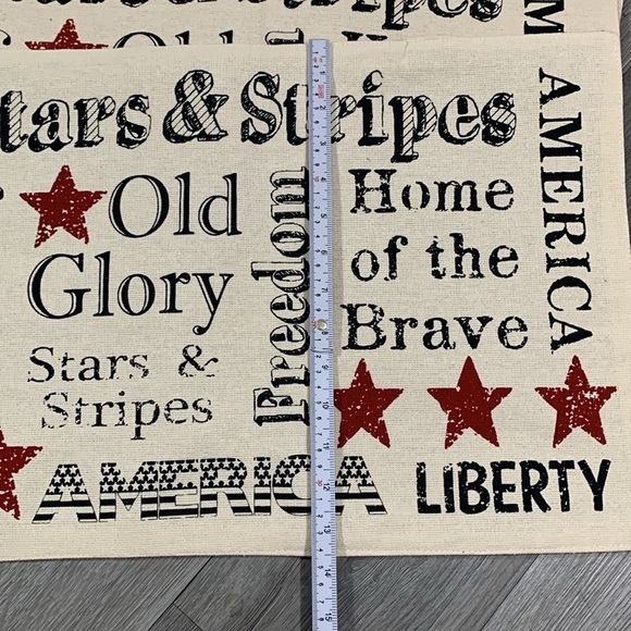 Park Designs NWT “Stars & Stripes” “America” “Liberty Set of 4 Placemats - Picture 2 of 5